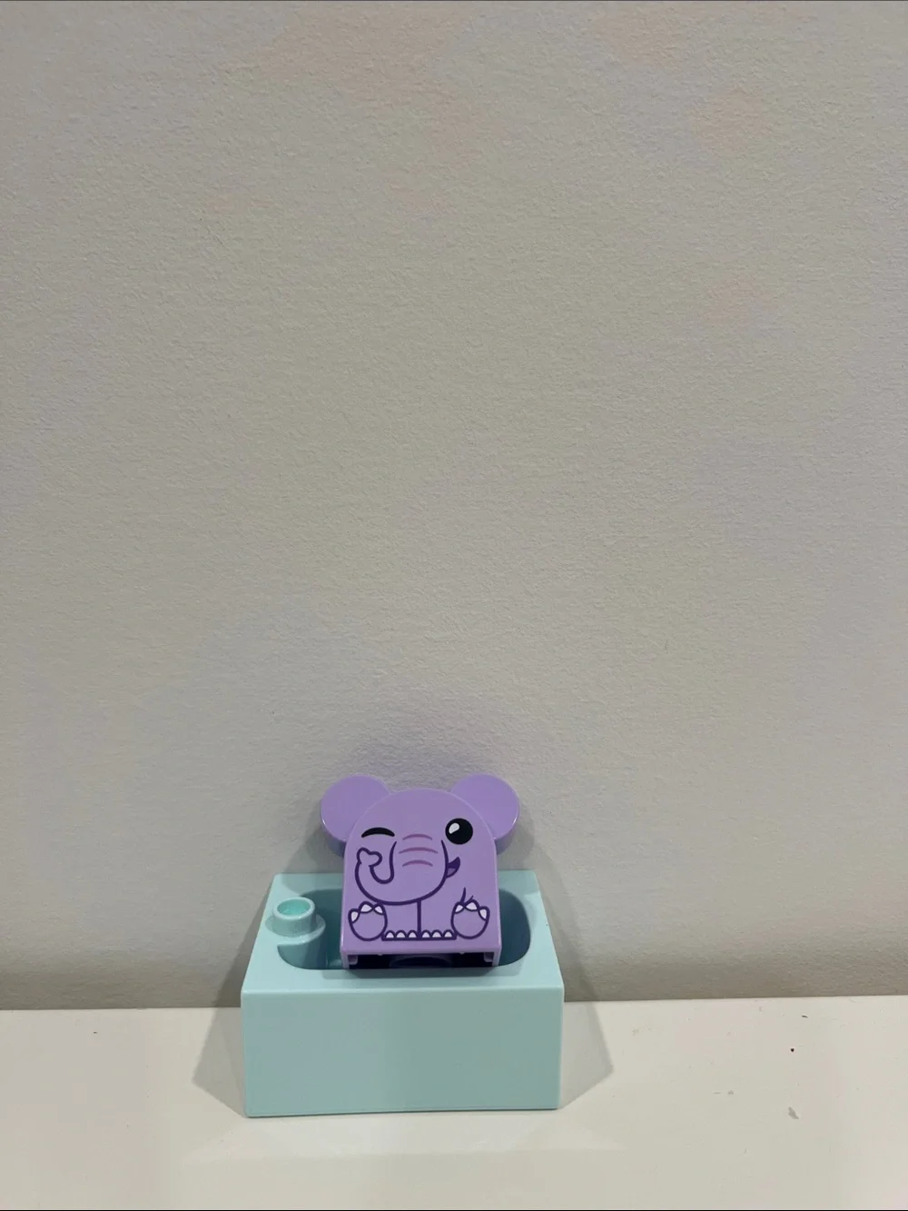 LEGO DUPLO Purple Elephant Stackable Bath Toy Set